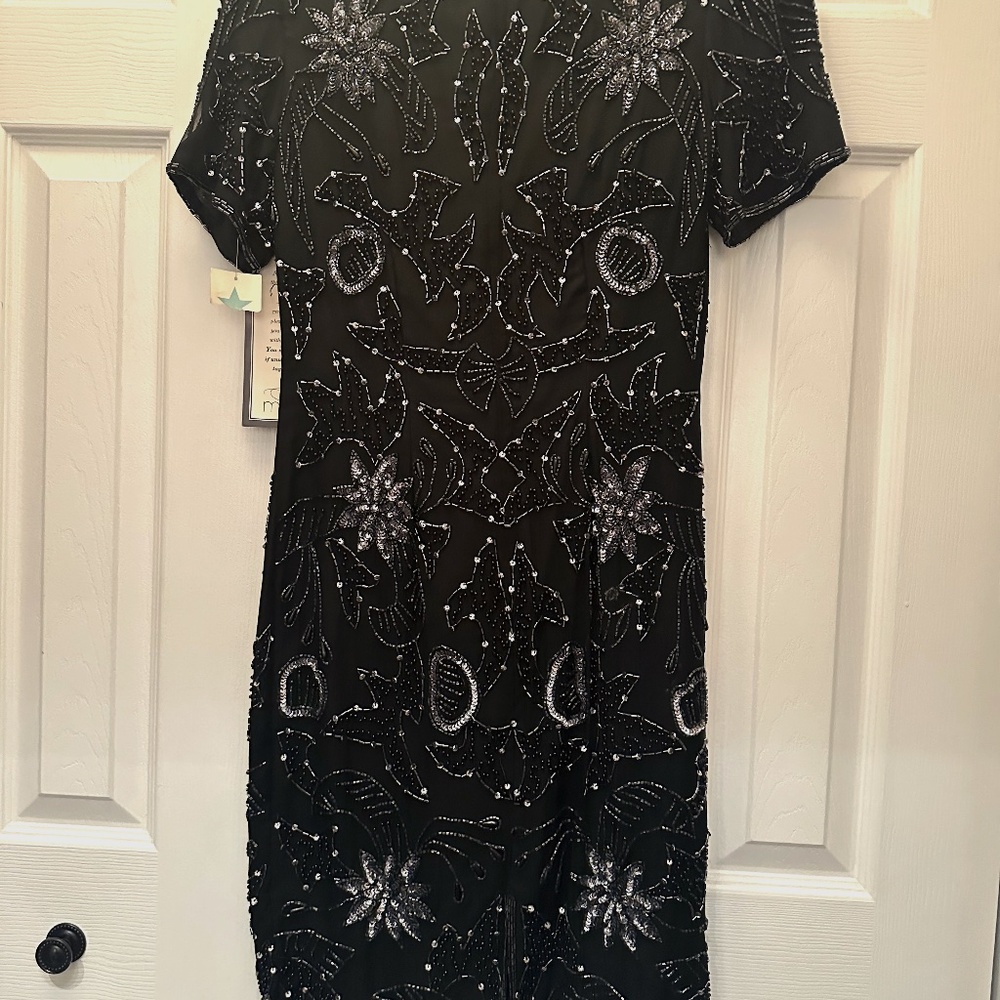 Evening beaded dress